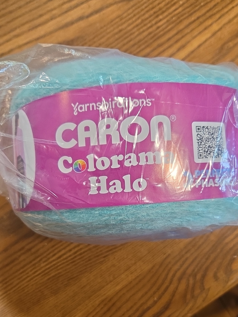 Caron Colorama Halo Yarn - Teal Royal Craft Skein